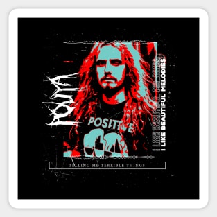 Pouya Black Metal Aesthetic Sticker